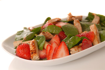 Spinach and strawberry salad