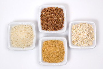 Different types of cereal