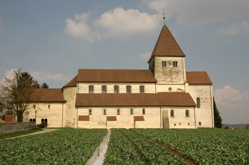 Fototapeta na wymiar Kirche in Oberzell, Reichenau