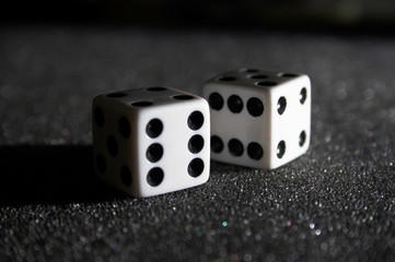 white dices