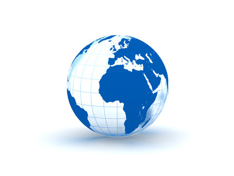 Abstract Globe of the World