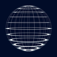 Abstract Globe of the World