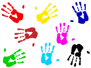 hand prints