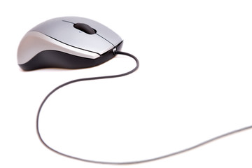 grey computer mouse