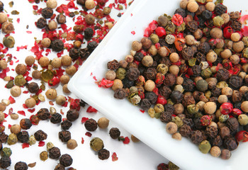 mixture of colorful pepper