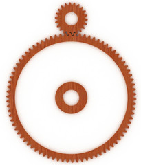 mechanical wooden gear 0001