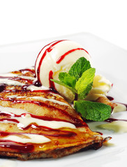 Pancakes with Ice Cream