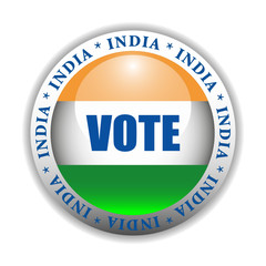 India Vote Button
