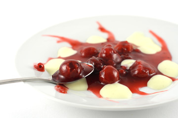 rote grütze mit vanillesoße