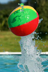 Fliegender Wasserball