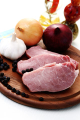 raw pork