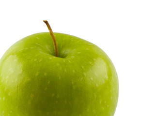 Shiny Green Apple Closeup