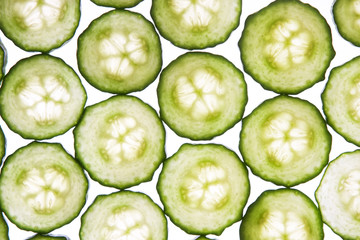 Cucumber slices