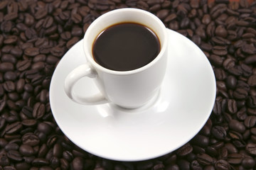 coffee cup and chocolate