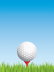 Golfing background (vector in my portfolio)