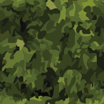 Seamless camouflage background (vector in my portfolio)