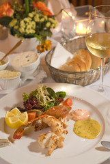 Langustenschwanz vom Grill