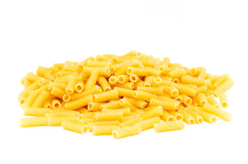 macaroni isolated on white background