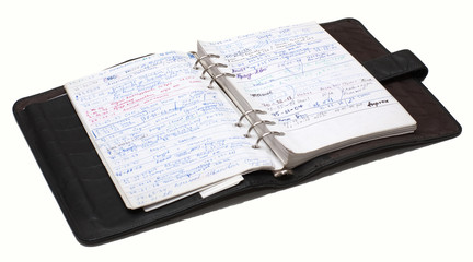 Organiser full of notes © Tim
