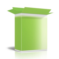 Cardboard boxes with generic printing