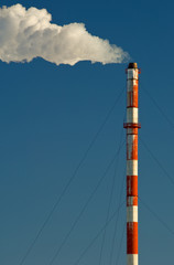 Industrial smokestack