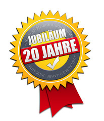 20 jahre jubiläum