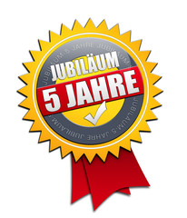 5 jahre jubiläum