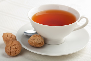 cup of tea and muffins