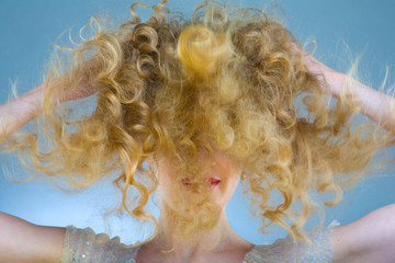 Fototapeta premium Hairstyle. Soft focus.