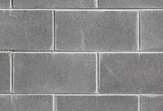 Detail of a concrete block wall