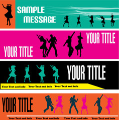 Dance Web Banner Templates