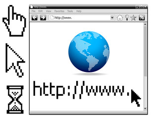 Vector - Web Internet Browser, cursors...