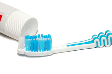 tooth-brush and paste