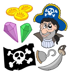 Cercles muraux Pirates Collection de pirates 5