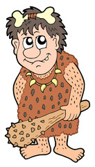 Cartoon prehistoric man