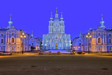 View of the Smolny Cathedral.