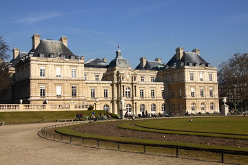 Fototapeta na wymiar Pałac Luksemburski