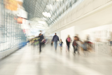 Busy shopping centre