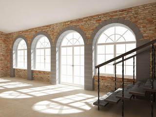 empty interior