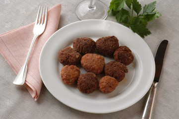 Polpette di carne con il prezzemolo - Secondi di carne