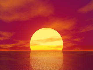 Obraz na płótnie Canvas Golden Sunset