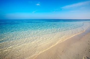 Sand tropical beach