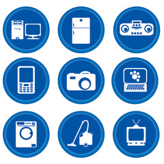 Buttons. Home appliance