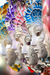 Naklejka premium Maschere carnevale venezia in vendita