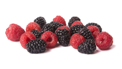 Blackberry and raspberry.