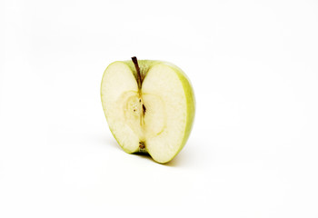 half a green apple