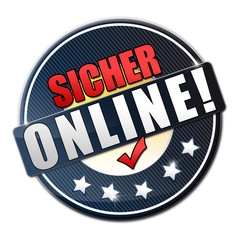 Sicher online Button