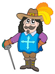 Cartoon musketeer