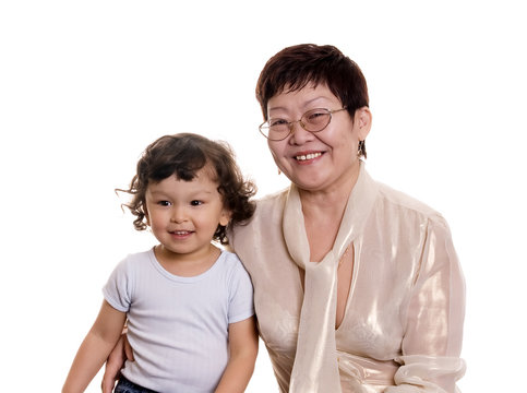 Child with grandmother