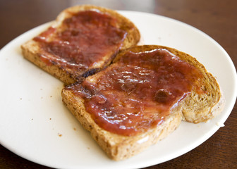 Toast and Jam with Shallow DOF